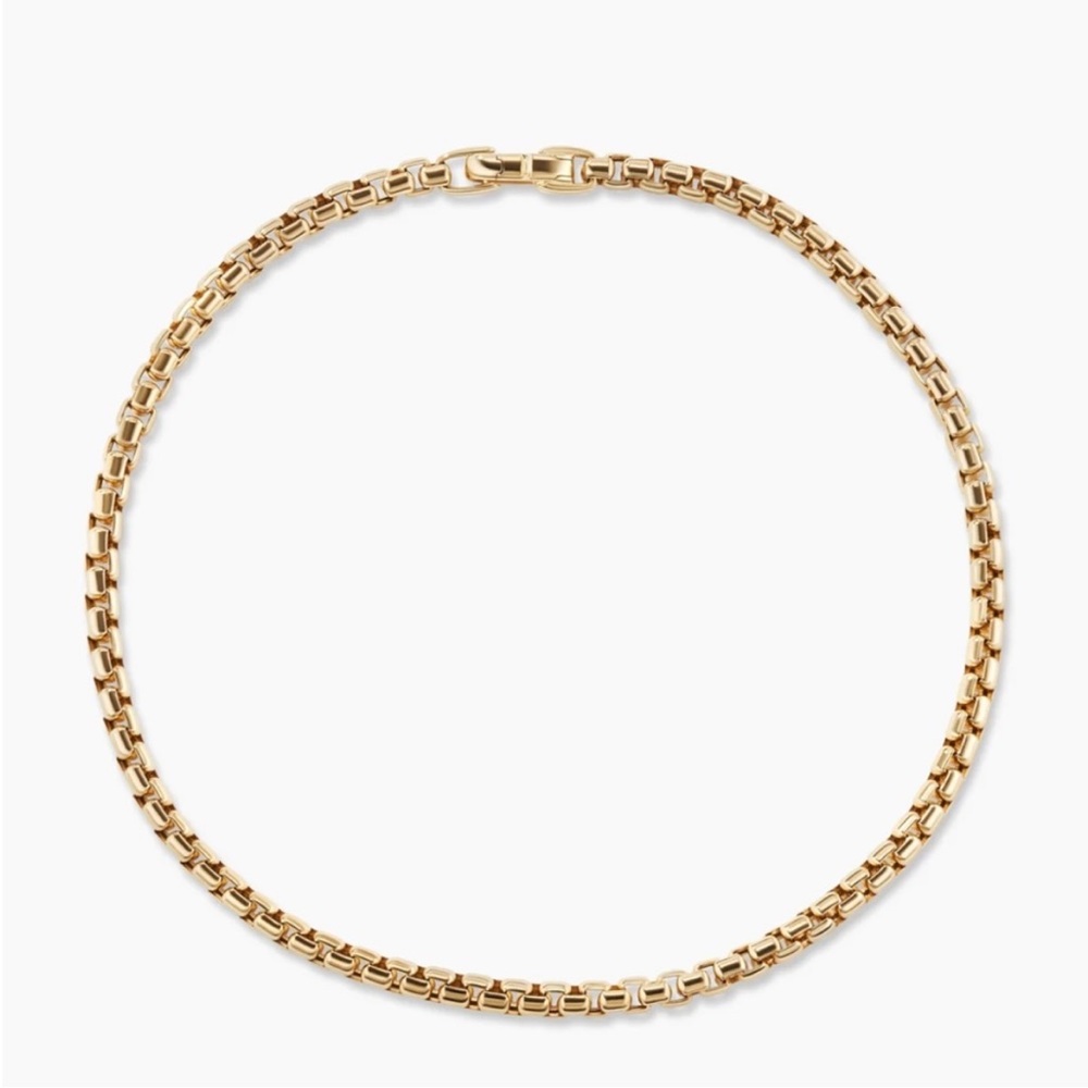 DY Bel Aire Box Chain Bracelet
18K Yellow Gold, 4mm